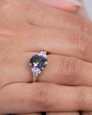 Zircon Oval Purple Shades (08) Ring