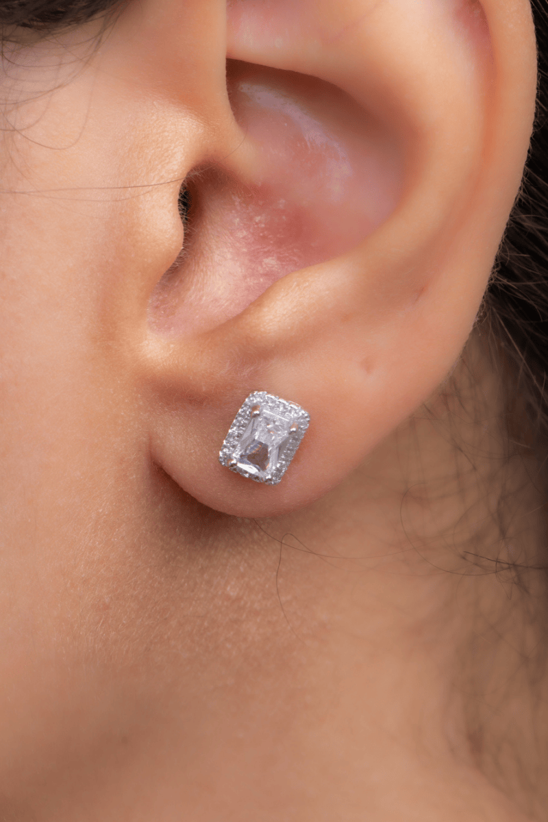 Zircon Diamond (031) Earring