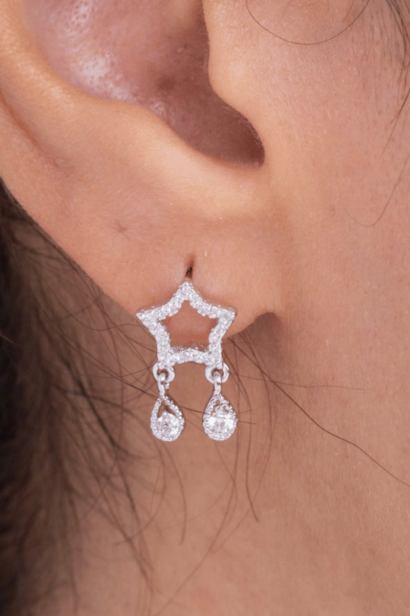 Zircon Star (06) Earring