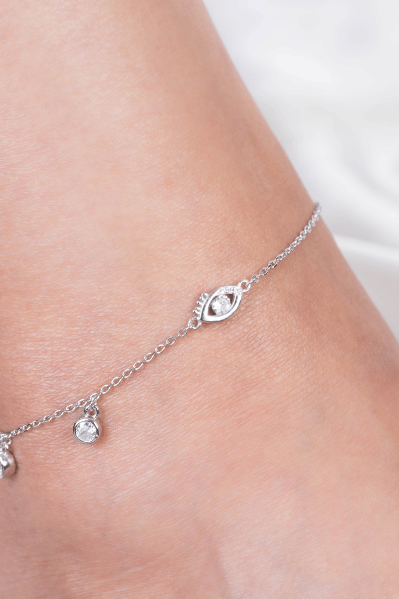 Zircon Eye Anklet