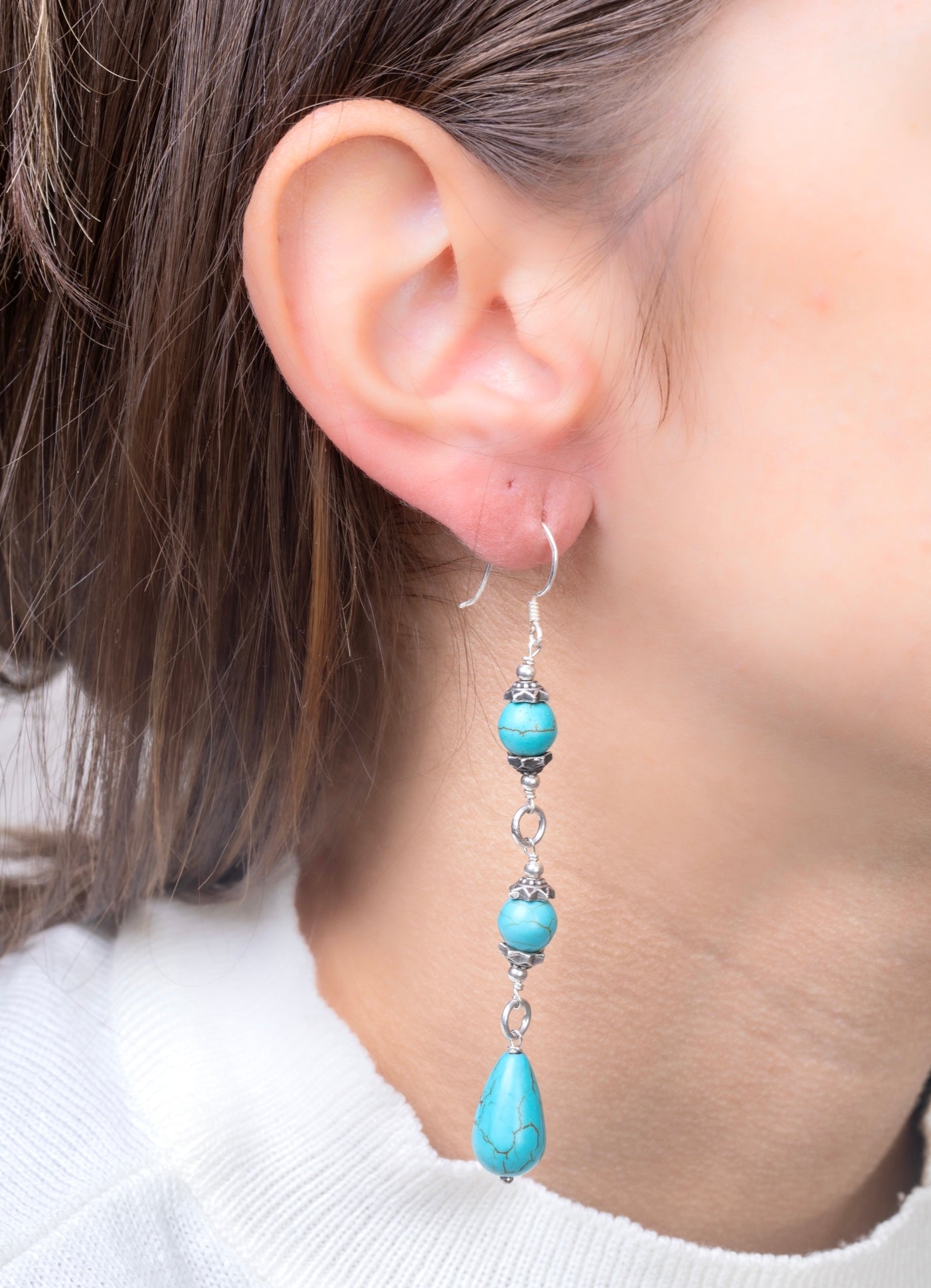 Turquoise Drops Earring