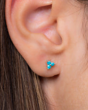 Zircon (01) Turquoise Earring