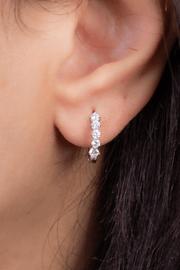 Zircon Hoop (034) Earring