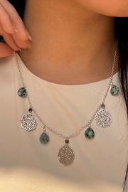 Crazy Koala Drops silver Necklace