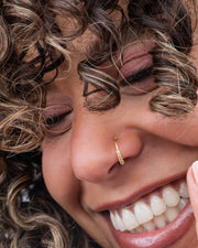Fake nose piercing Gold Plated