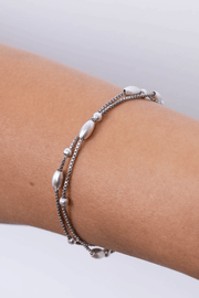 Oval Double Layer Bracelet