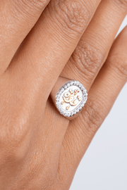 Zircon قوة Mix Gold Ring