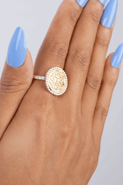 Arabic (030) Mix Gold Ring