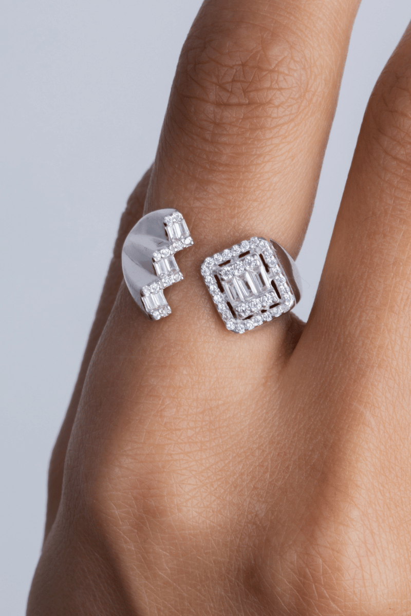 Zircon Diamond (02) Ring