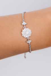 Zircon Flower (07) Bracelet