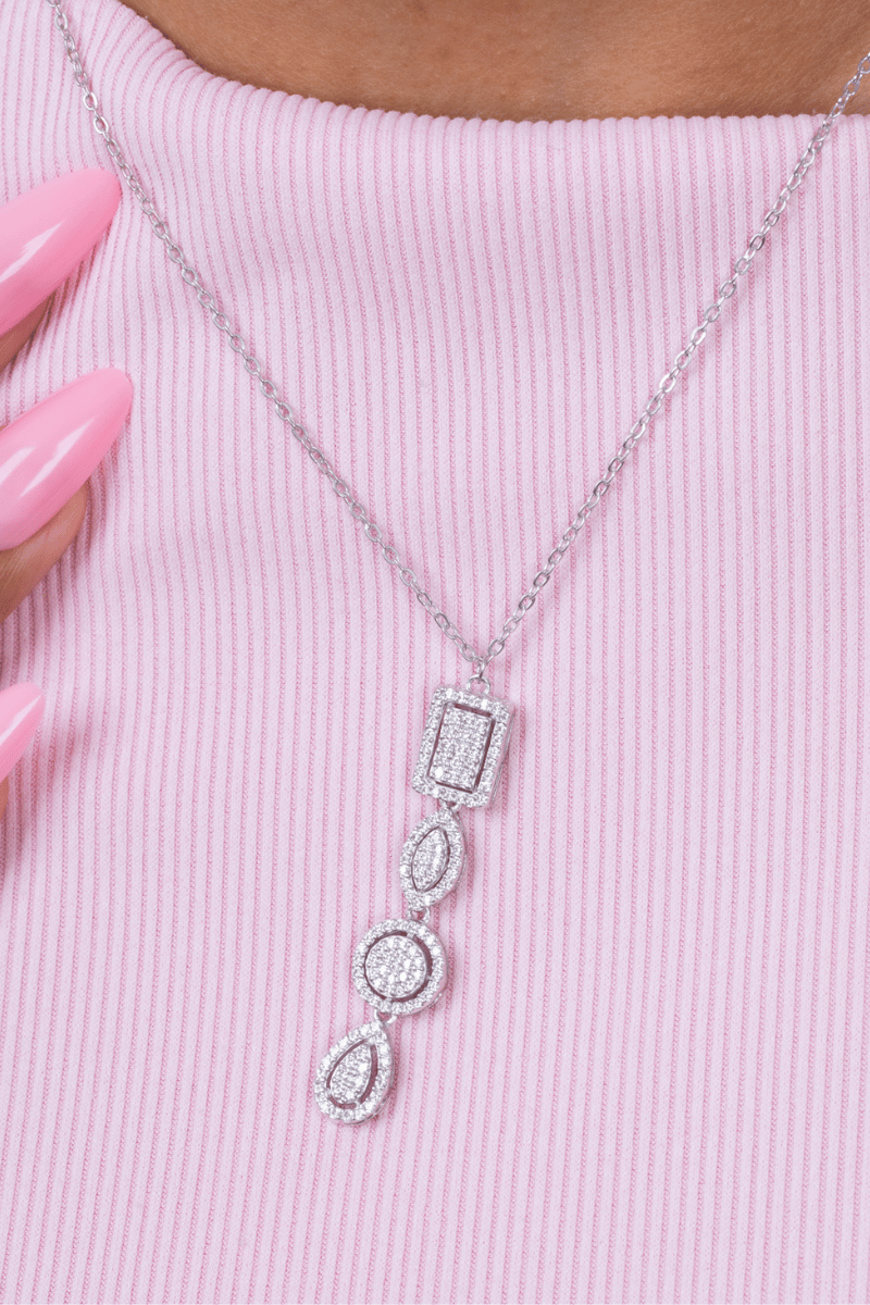 Zircon Shapes (03) Necklace