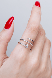 Zircon Pin Ring