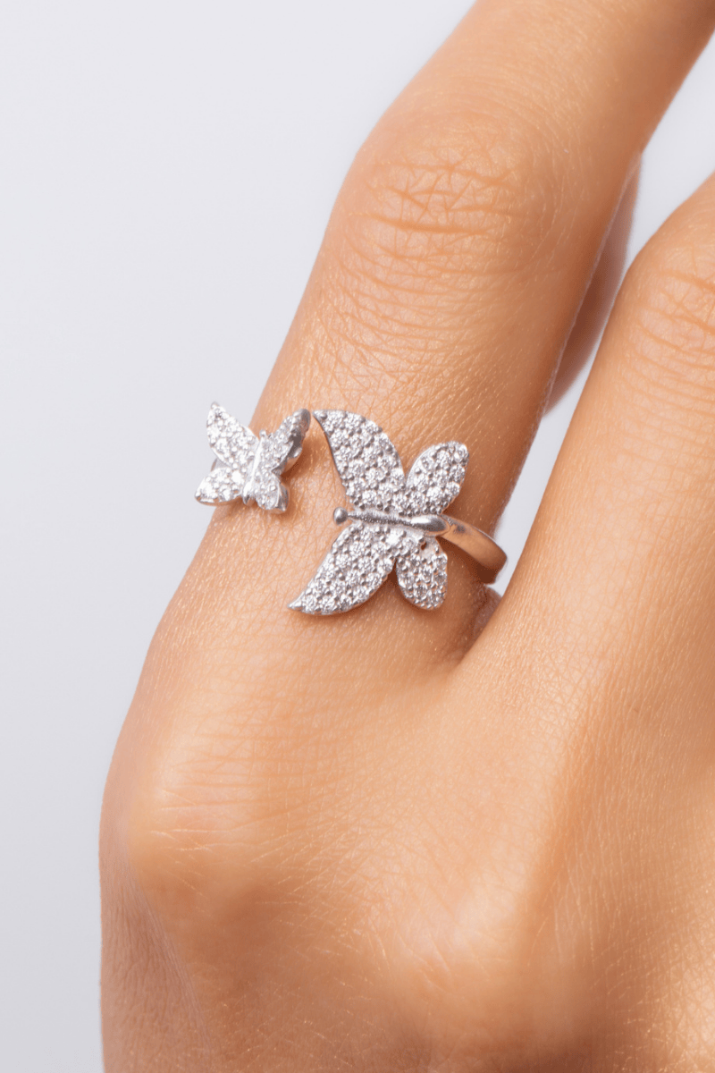 Zircon Butterfly (06) Ring