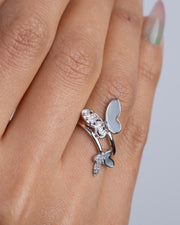Zircon Butterfly (09) Ring