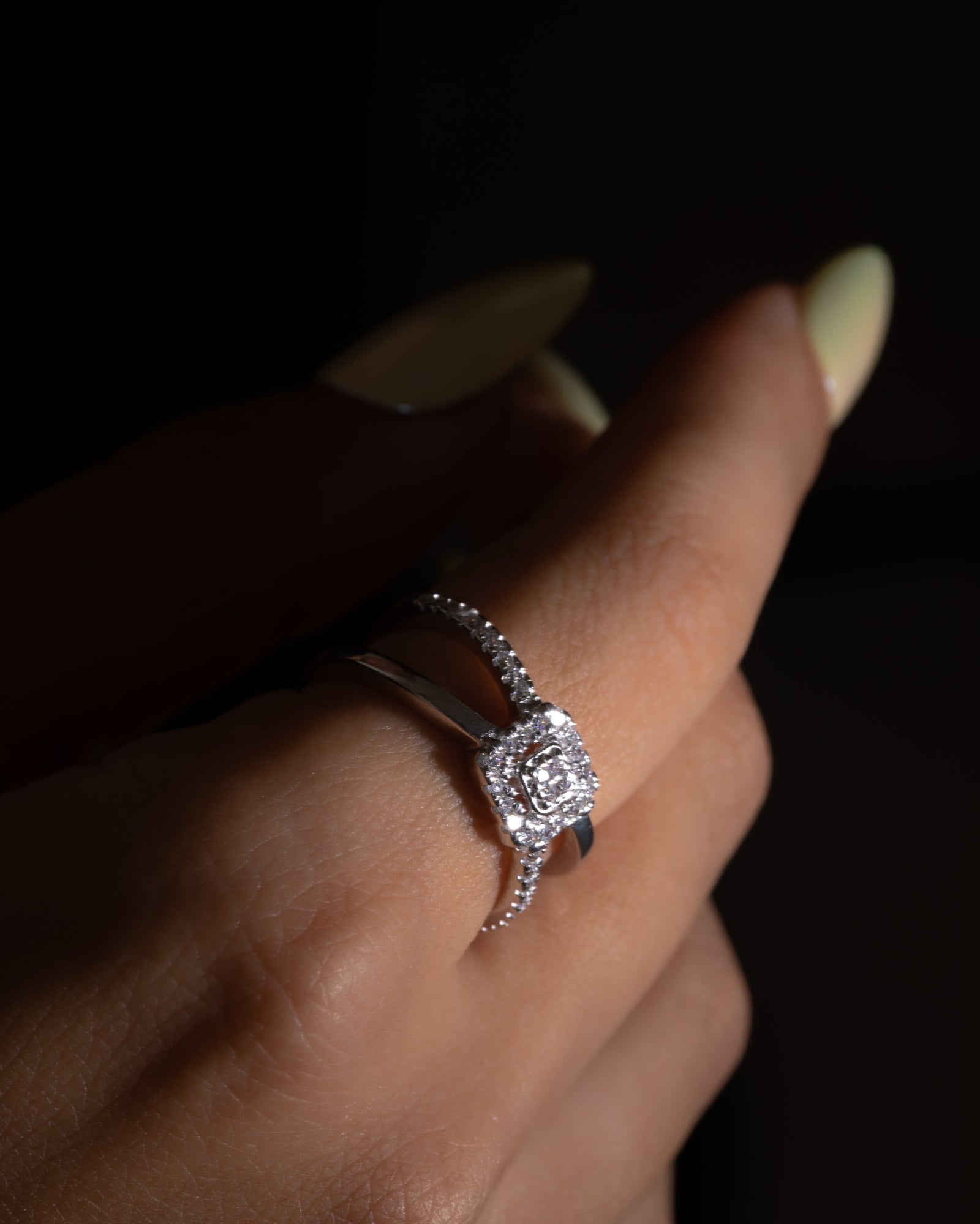 Square Zircon Double Layer R