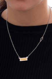 Zircon Green Enta Omrey Gold Plated Necklace