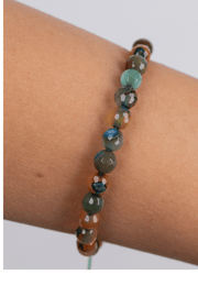 Agate Green Horizon Bracelet