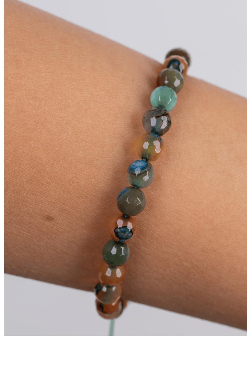 Agate Green Horizon Bracelet