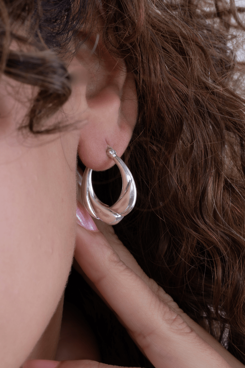 Bulky Wavy (03) Earring