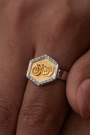 Zircon La Nftrak Gold Plated Ring