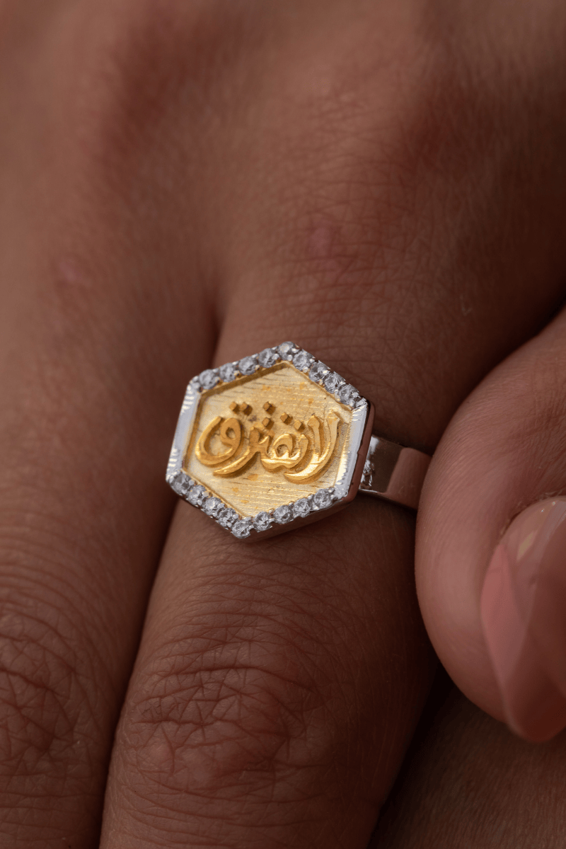 Zircon La Nftrak Gold Plated Ring