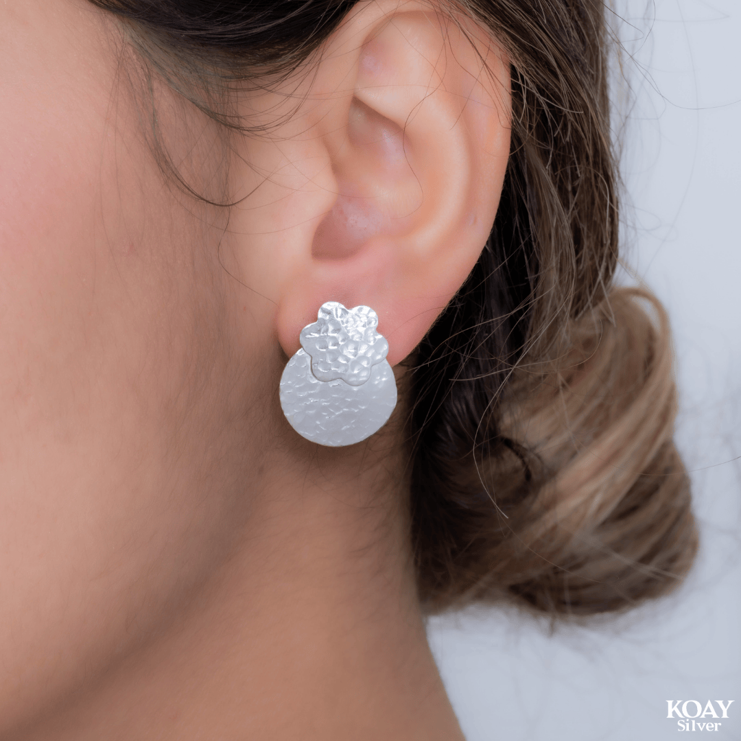 Flower & Circle (01) Earring