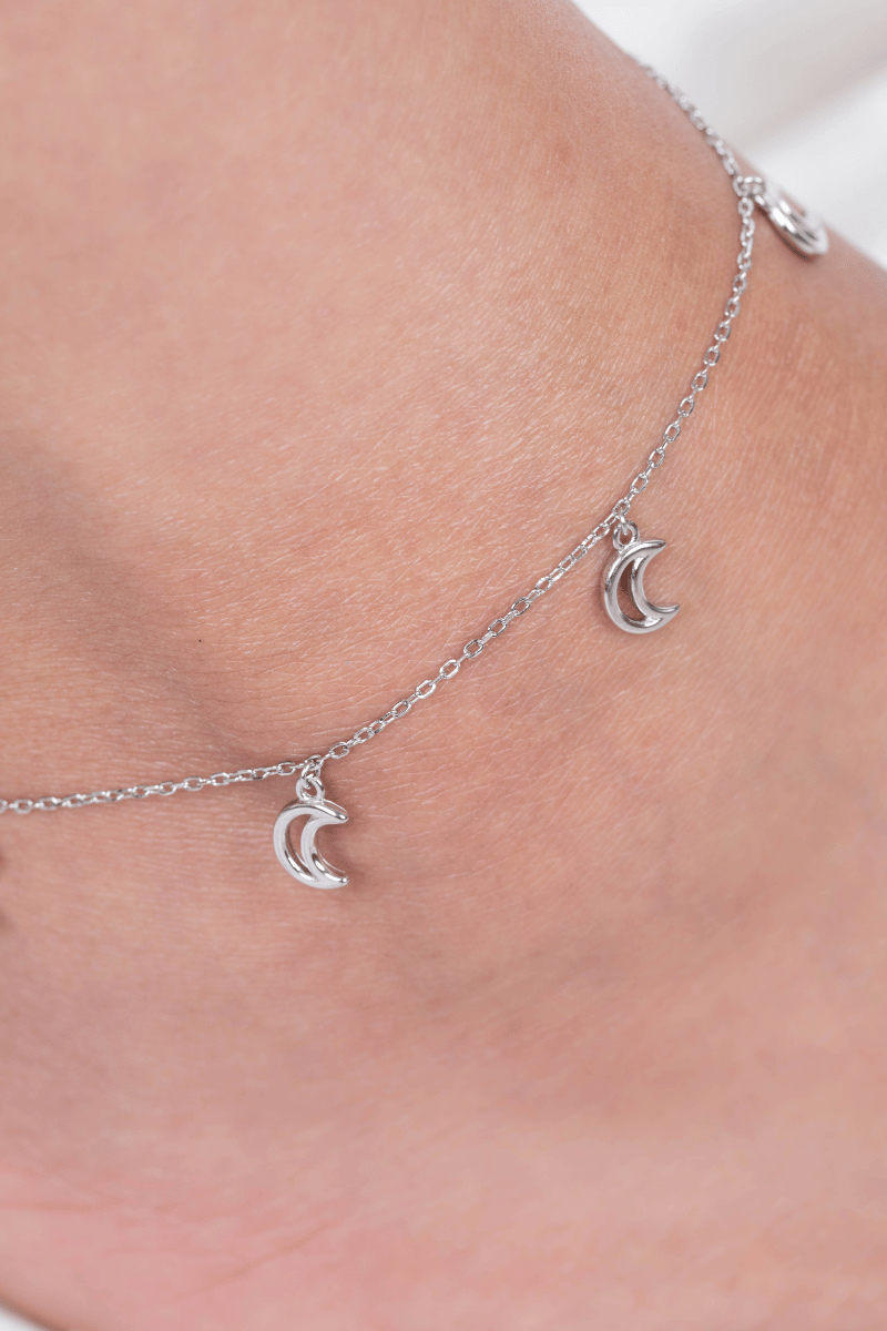 Plain Crescent Anklet