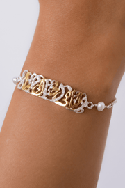 Zircon Khayal Mix Gold (01) Bracelet