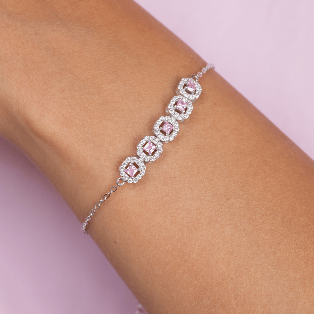 Zircon Pink (019) Bracelet