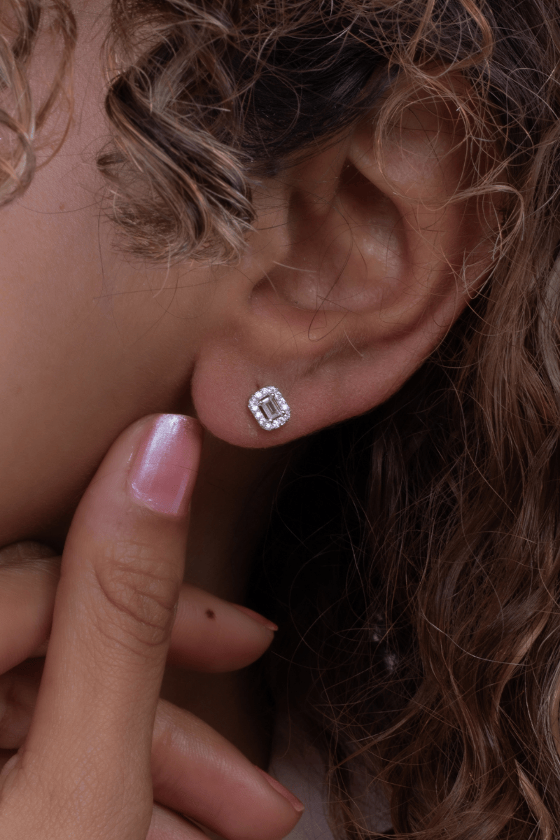 Zircon Diamond (01) Earring