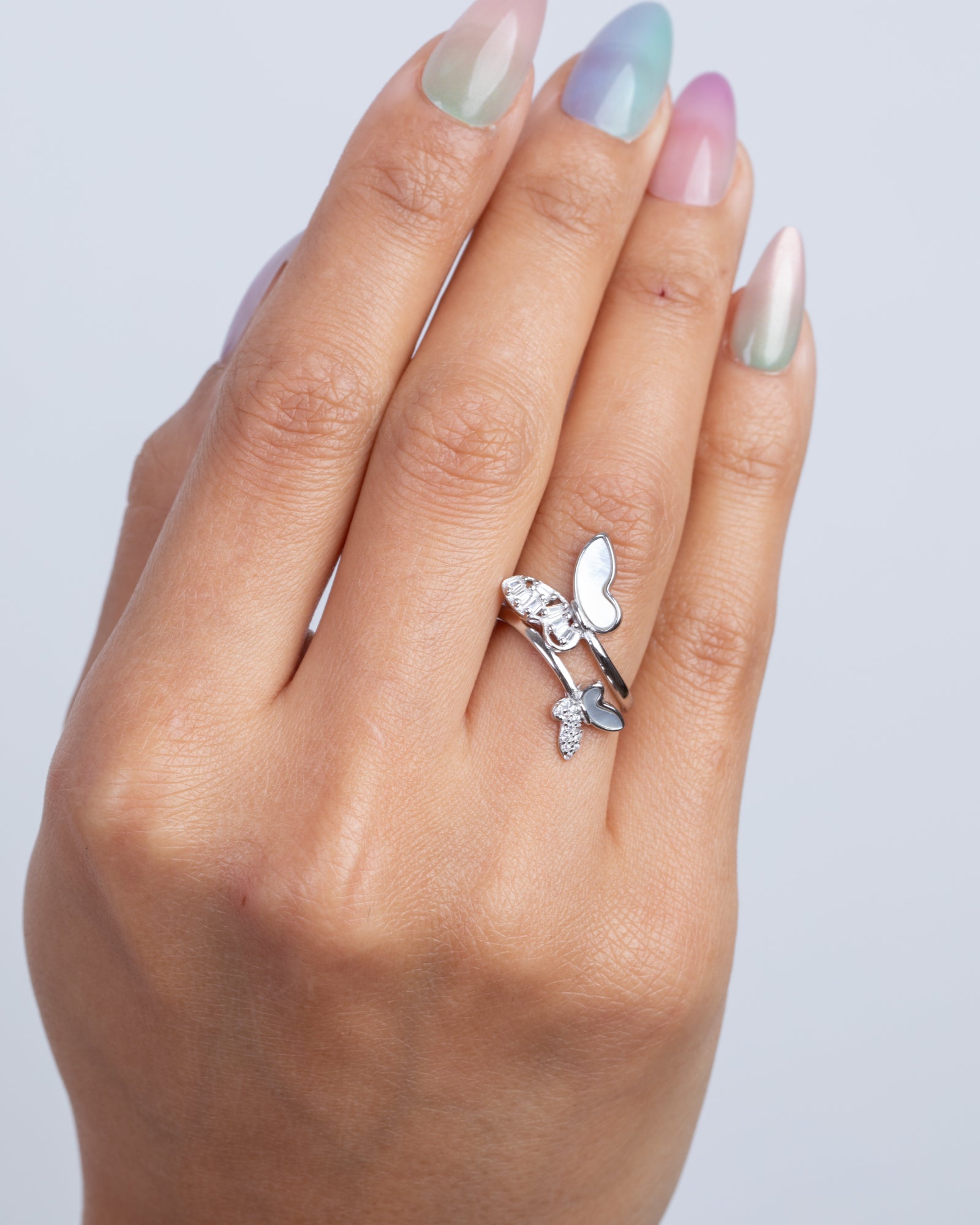 Zircon Butterfly (09) Ring