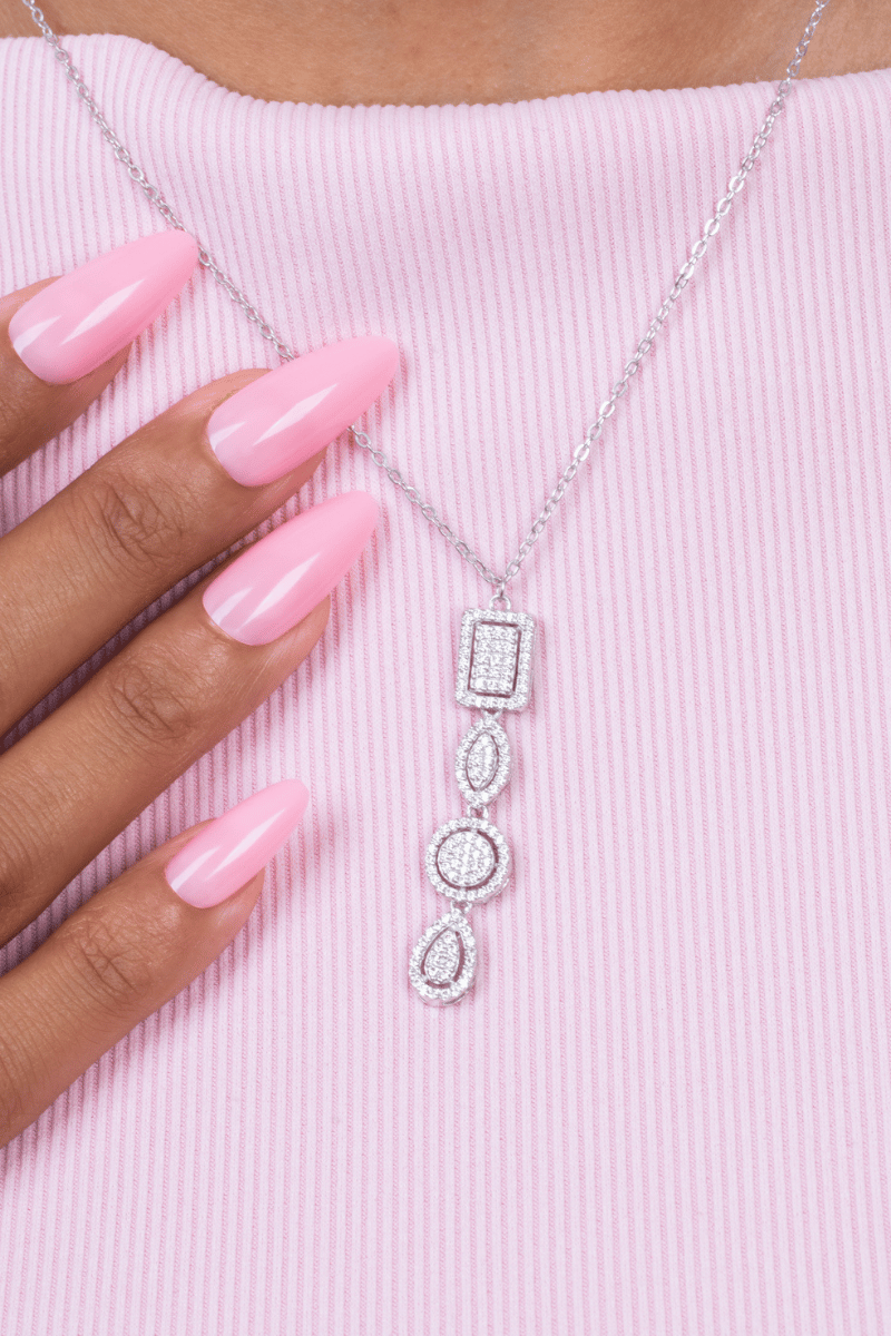 Zircon Shapes (03) Necklace