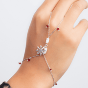 sadaf&red snowflak handchain