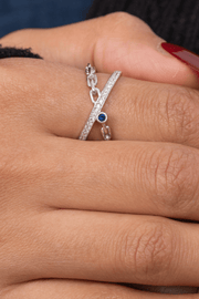 Zircon Blue X (05) Ring