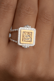 Khayal Mix Gold Ring