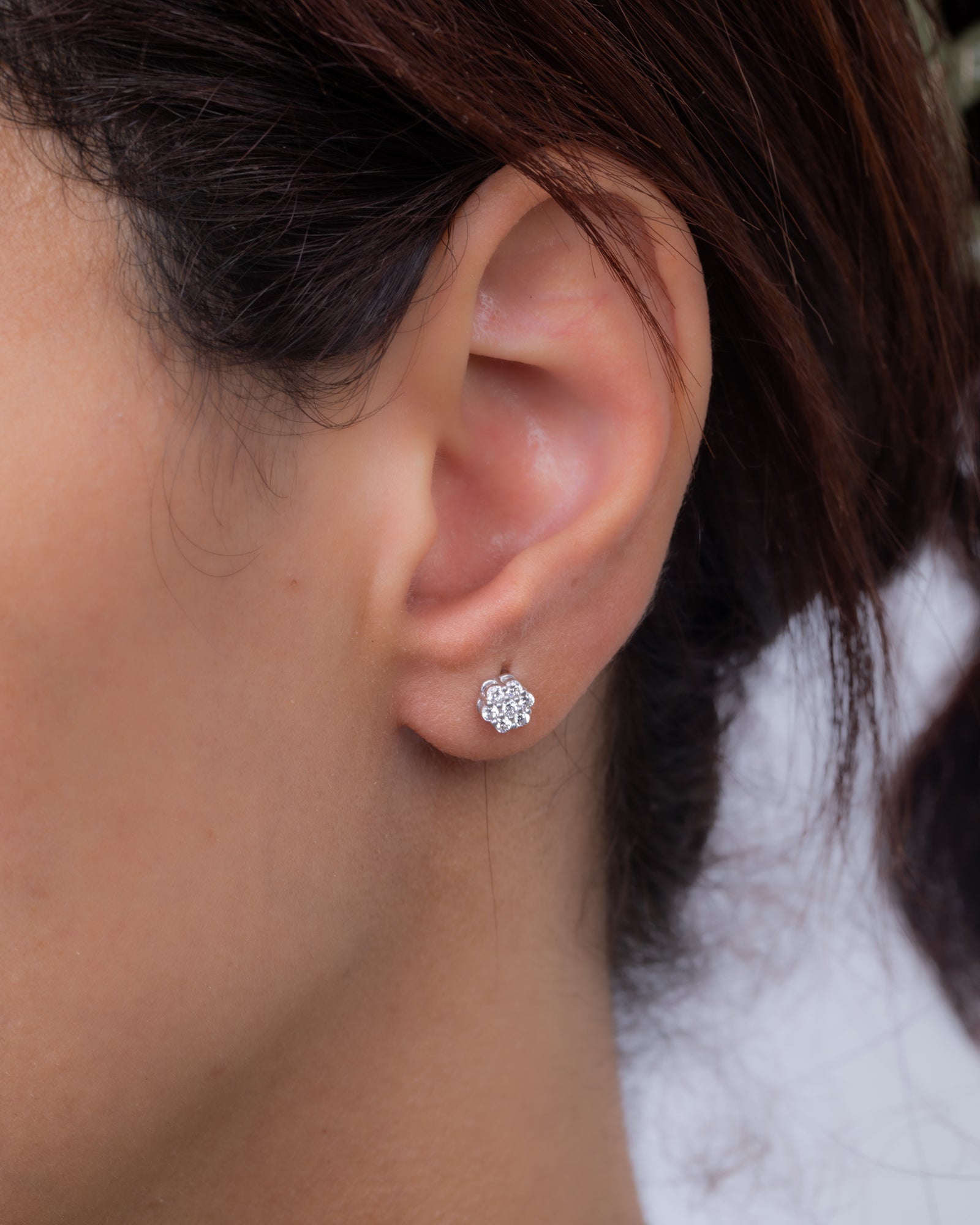 Zircon Tiny Flower Earring