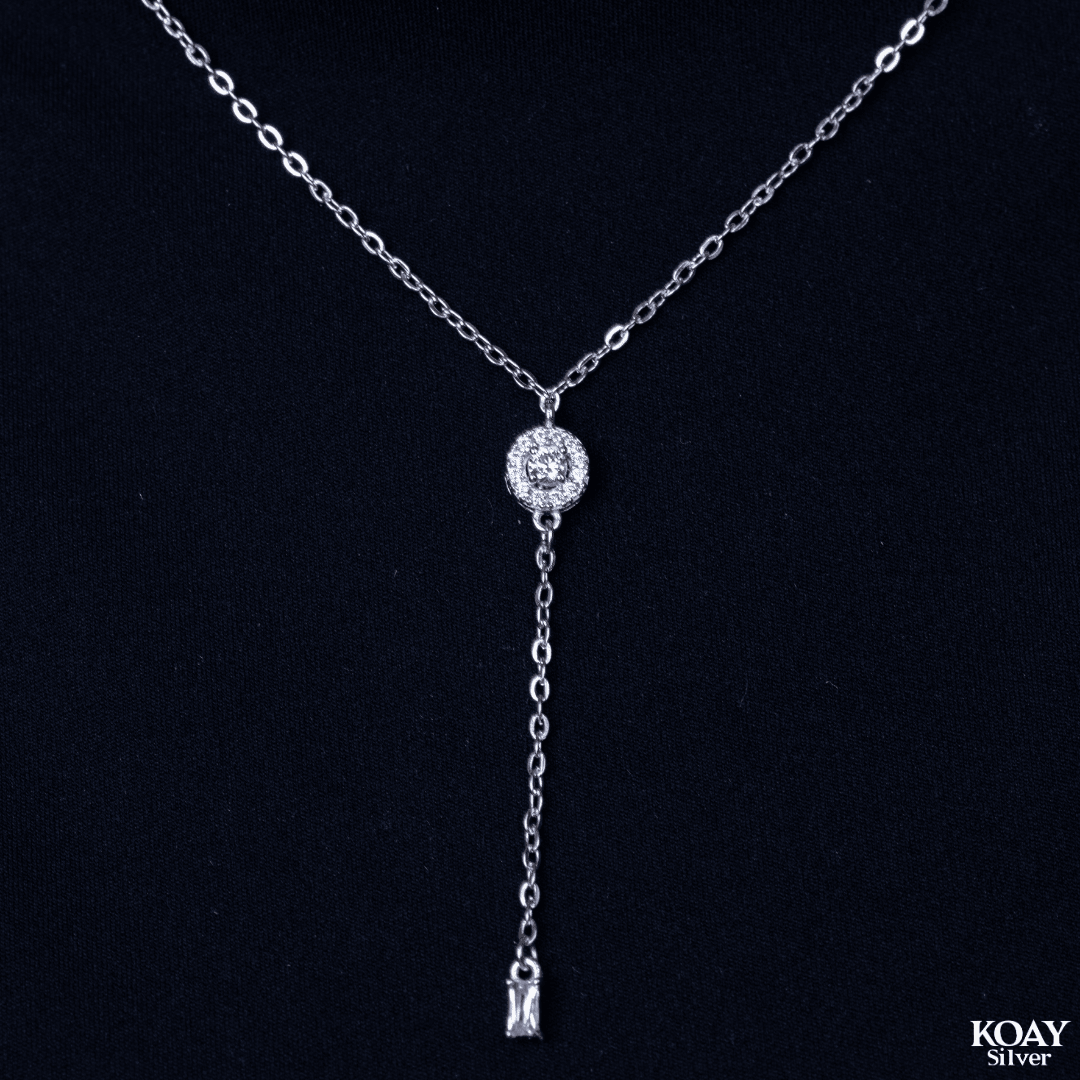 Zircon Circle (04) Necklace