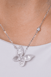 Zircon Butterfly (07) Necklace