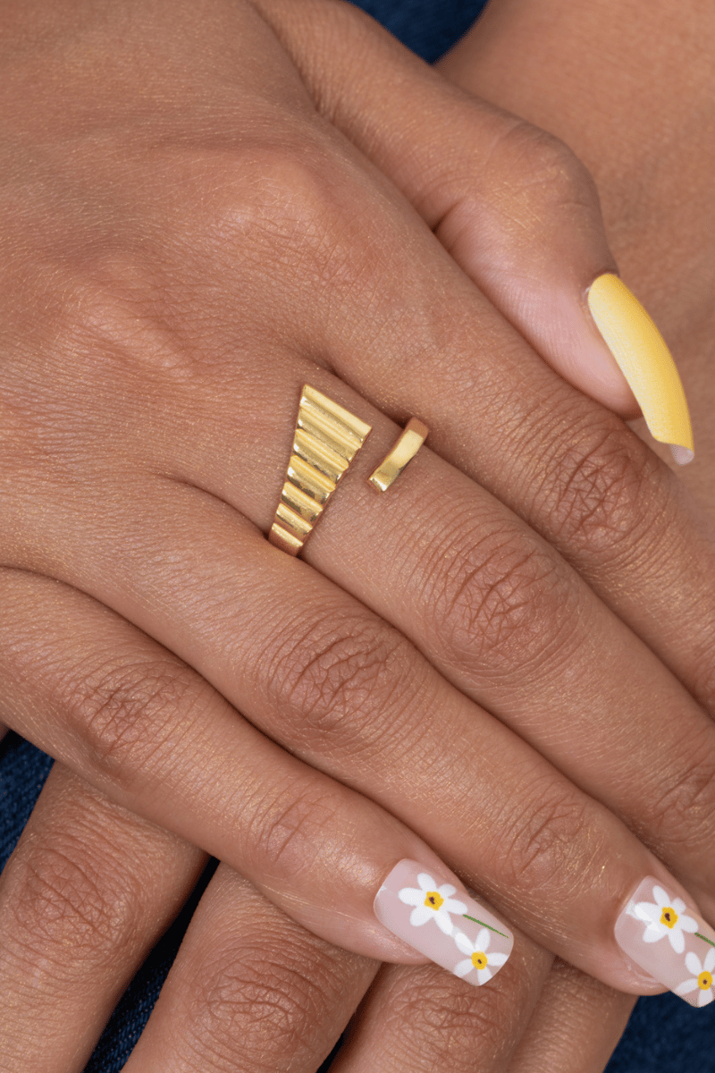 Plain (0155) Gold Plated Ring