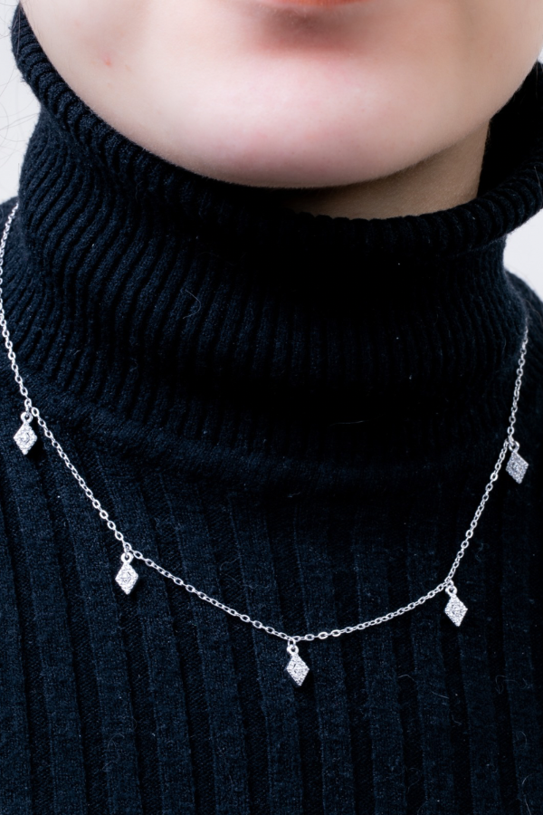 Zircon diamond Necklace