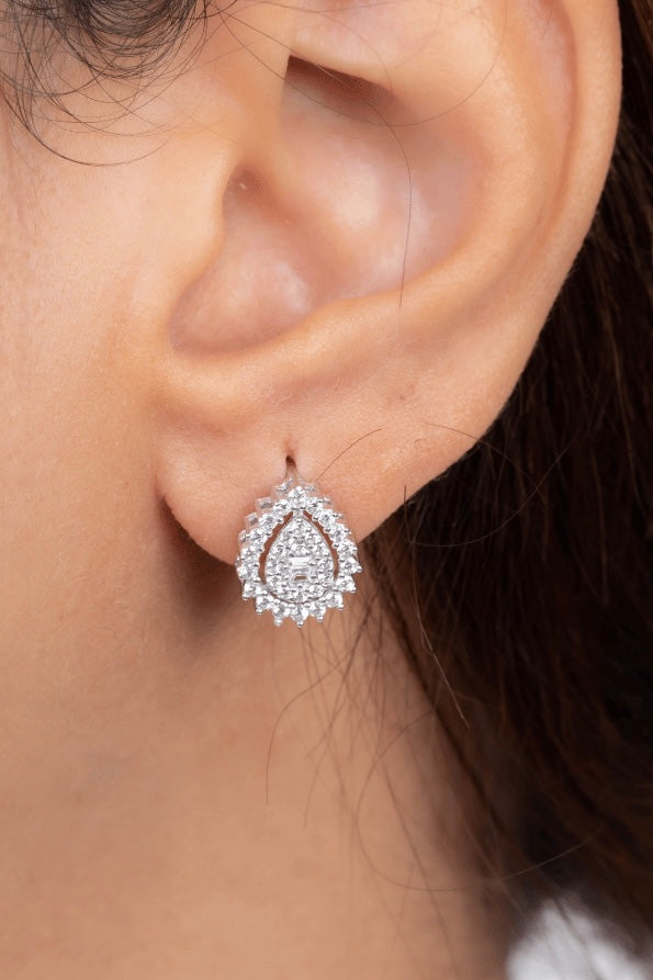 Zircon Oval (05) Earring