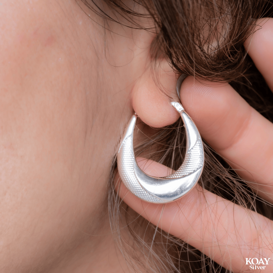 Bulky Wave (02) Earring