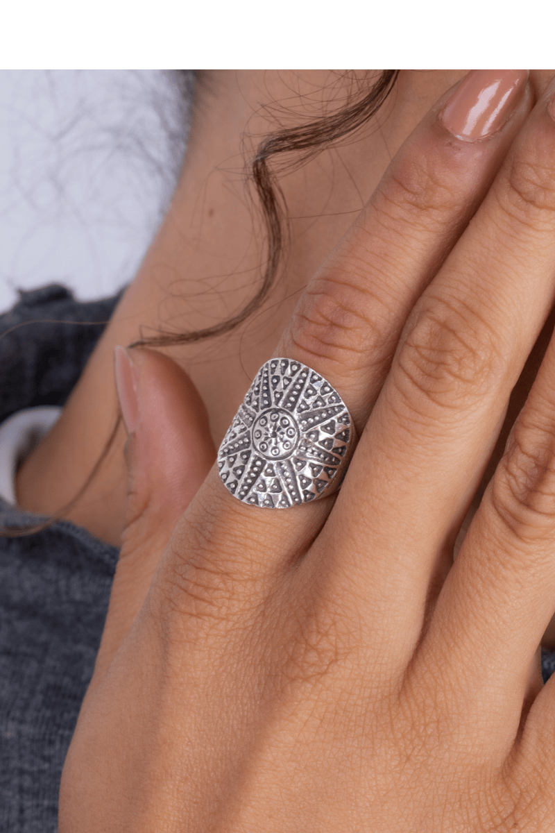 Sun Mandala (01) Ring