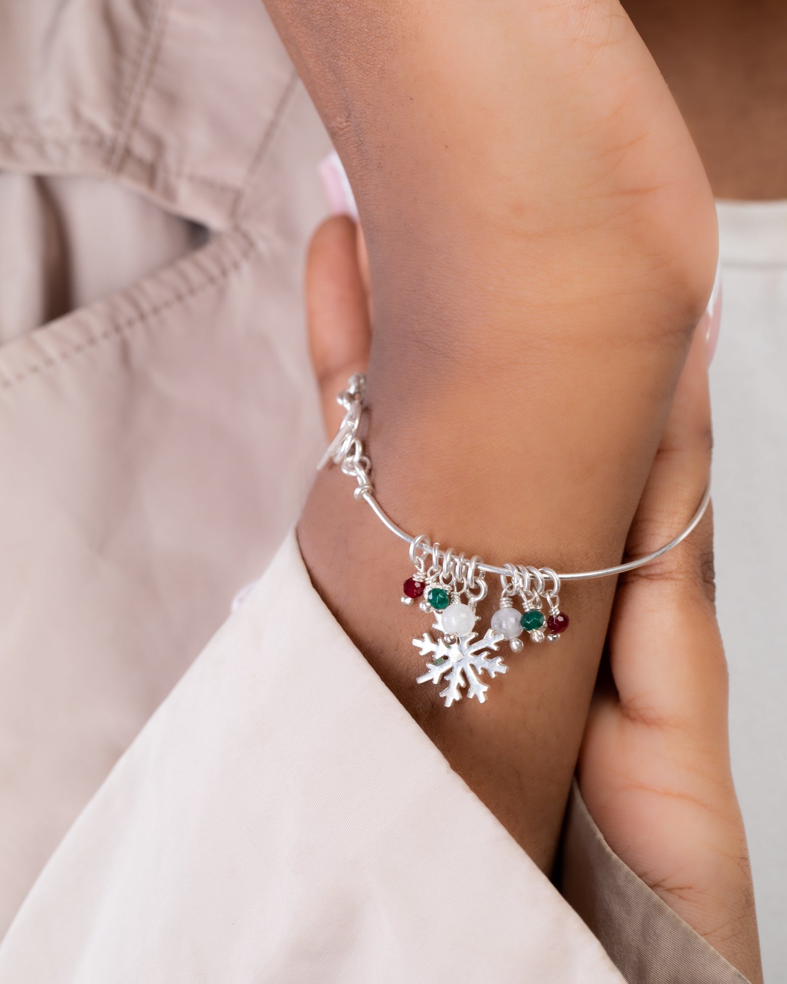 Colored Snowflake Bracelet