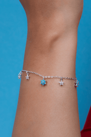 Turquoise Flower & Star Bracelet