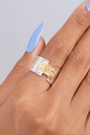 Arabic (035) Mix Gold Ring