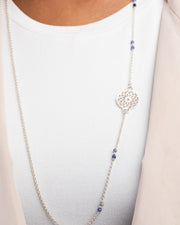 Sodalite Circle Necklace