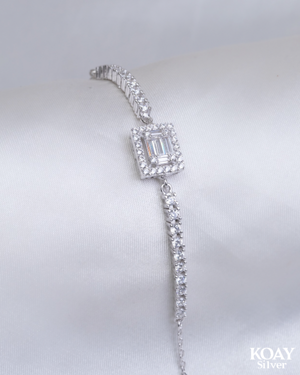 Tennis Square Bracelet