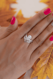 Zircon I Can See Oval Ring