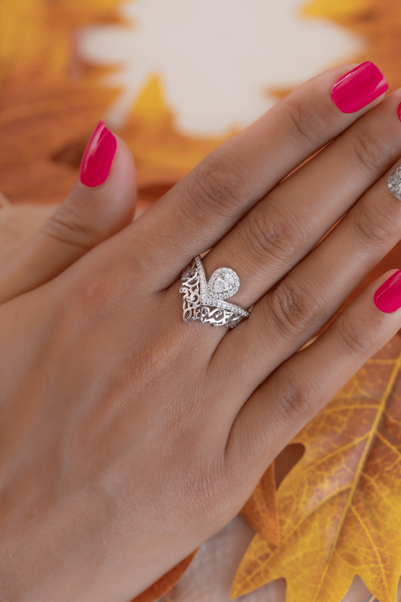 Zircon I Can See Oval Ring
